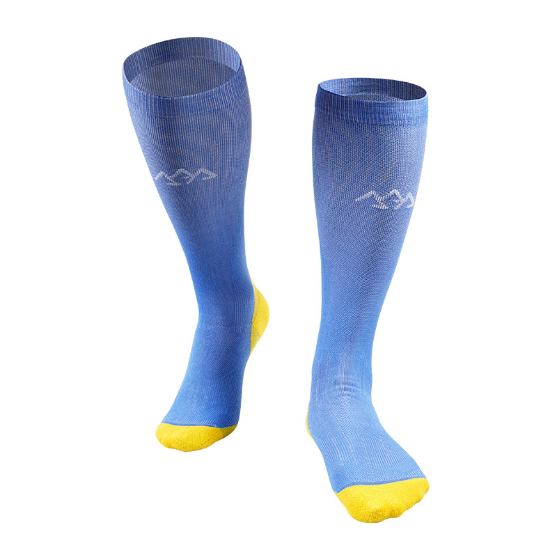 SANTO Mountain Professional Marathon Running Socks Breathable Socks Knee High Sports Socks For Men Women